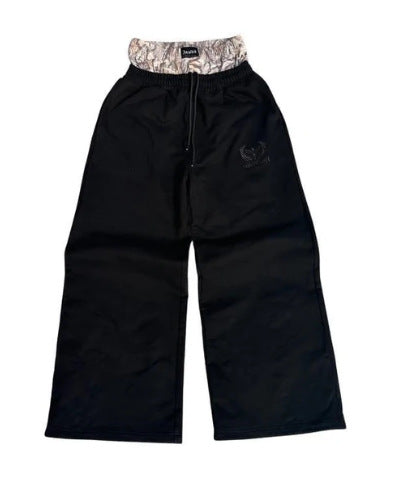 Men's Street Fashion Embroidery Straight Pants