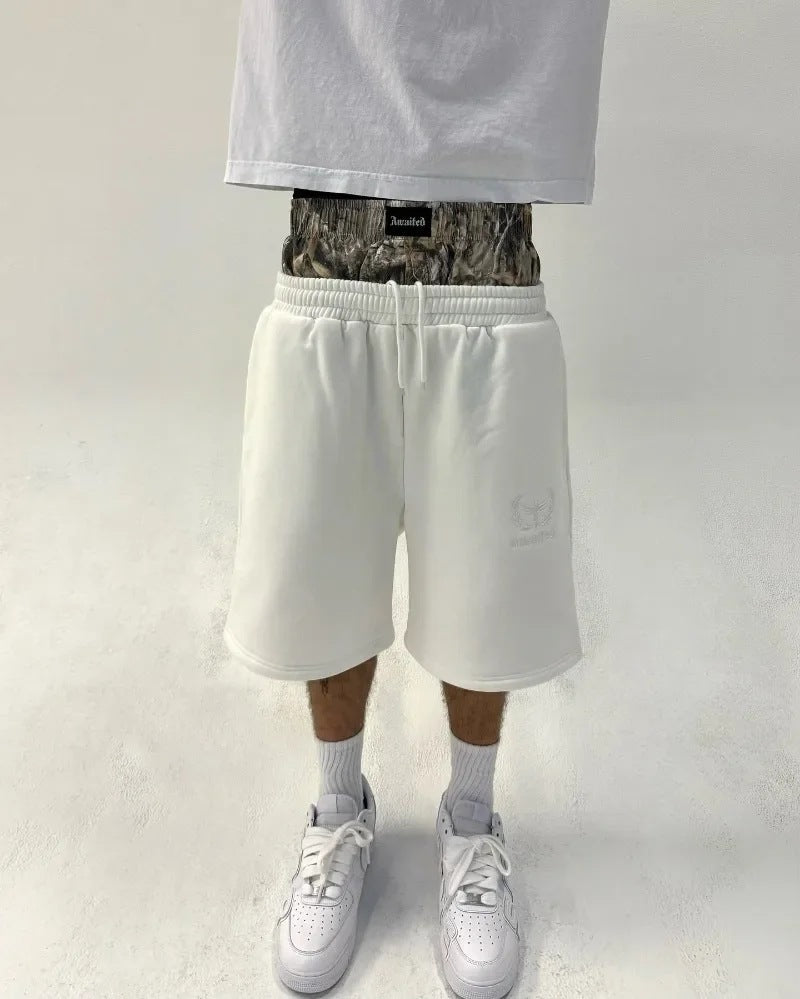 Men's Street Fashion Embroidery Straight Pants