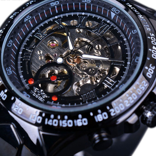 Hollow men's automatic mechanical watch